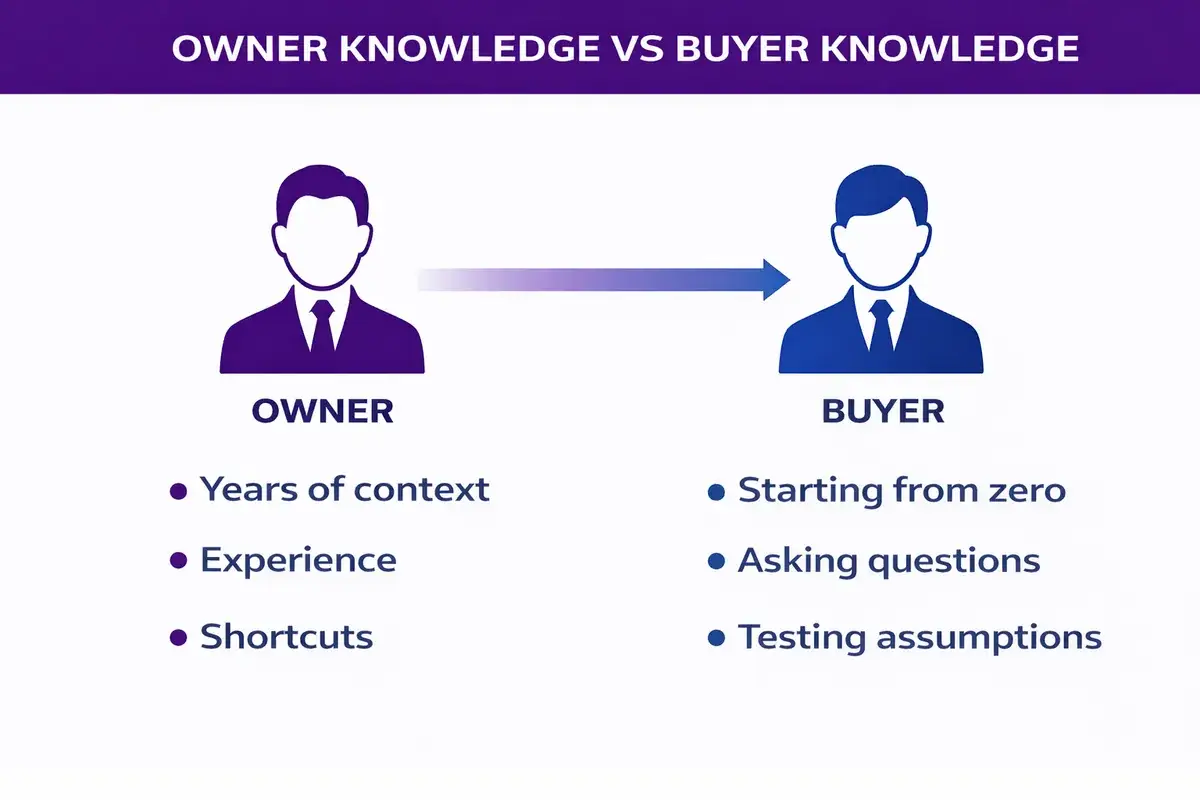 owner vs buyer business sale knowledge of the business diagram future business brokers pty ltd